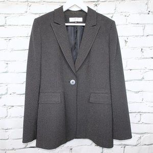 Tahari Iridescent Grey Blazer